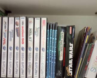 Sega Saturn new in boxes amazing condition vintage video games yesss very nice