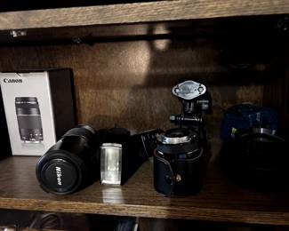 Nikon and Canon Lenses and more