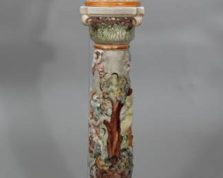Copodimonte Vase and Stand