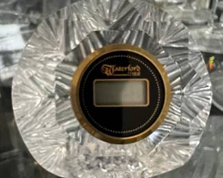 Vintage Waterford crystal clock