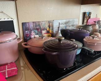 Stove top crock pots by Cuisineart and some by Martha Stewart