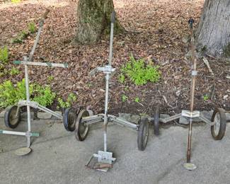 Vintage Golf Bag Carriers