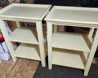Pair of side tables