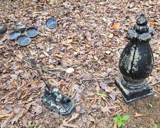 More cast concrete yard art