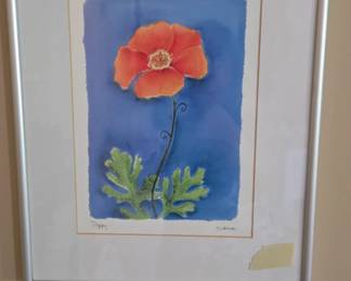 Pair of Turner Poppy prints