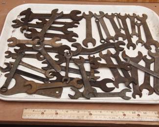 Antique Curved Wrenches