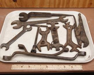 Antique specialty Curved Wrenches