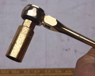 Gold plated socket and wrench Gift award from Bonney Chrysler M.t.s.c