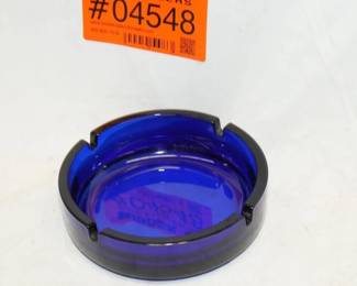 Cobalt Blue Ashtray glass