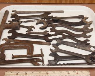 Antique Curved Wrenches