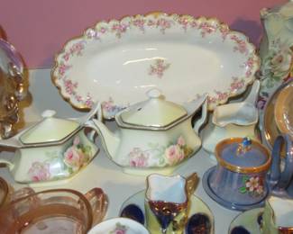 Steffans more platters and sugar and creamers