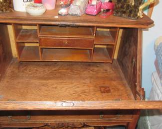 Steffans inside of desk