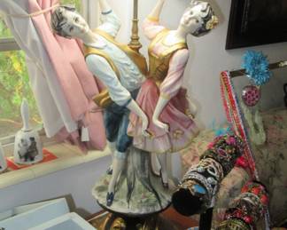 Steffans lamp with man and woman