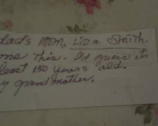 Steffans note with pitcher and bowl set