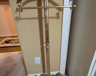 mid century brass valet