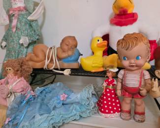 vintage dolls, toys