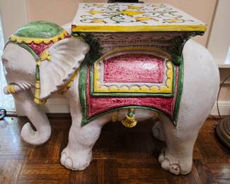 vintage elephant plantstand