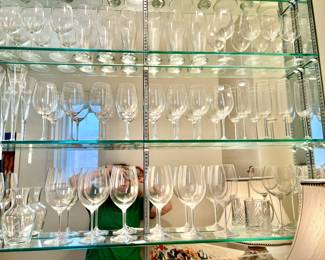 RIEDEL WINE GLASSES.