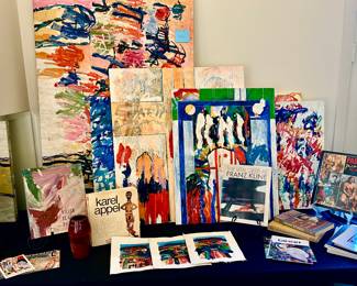 MORE MODERN ART AND BOOKS.