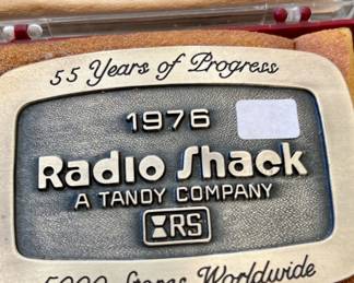 RADIO SHACK BELT BUCKLE