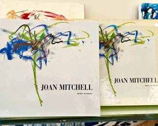LOTS OF MODERN ART GALLERY BOOKS INCLUDING MULTIPLE BY JOAN MITCHELL.