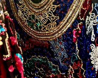 SEQUINS, BEADING.