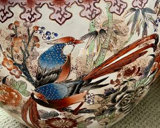 CHINESE POT WITH TREE.