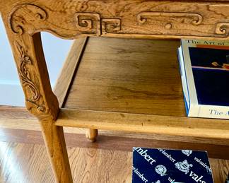 DETAILS! BAKER FURNITURE CHINESE INSPIRED TABLE.