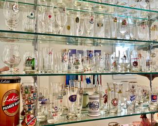 BEER GLASSES FROM ALL OVER THE WORLD.