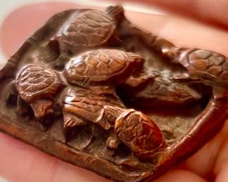 Antique Japanese turtle netsuke