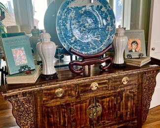 SEMI-ANTIQUE MANDARIN CHINESE CHEST C1900-1950. RETAIL $1039.