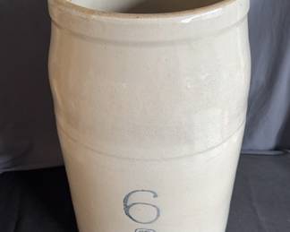 Blue Ribbon Pottery crock #6
