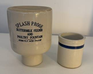 Buttermilk Feeder & Poultry Fountain