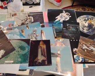 Big collection of vintage NASA space and space shuttle pictures