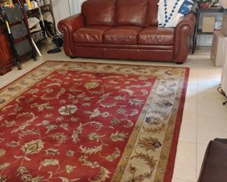Many large area rugs in home