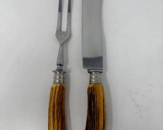 212 FublimRostfreiAntlerHandleCarvingSet