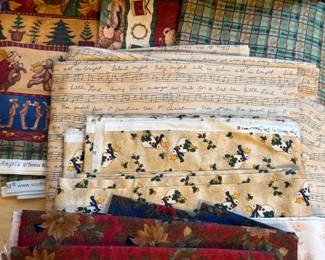 164 ChristmasThemeFabricYardage