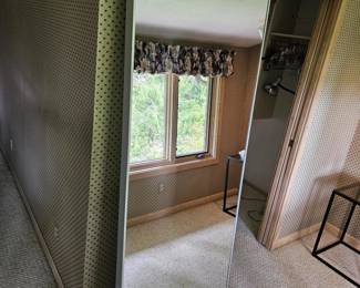 97 HugeSilverFramedFloorMirror