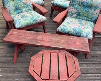 99 10PieceOutdoorSeatingSet
