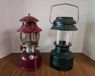 179 2ColemanLanterns1Fuel1BatteryCooler