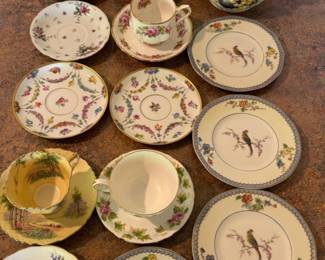 137 ArthurWoodSonTeapotChinaTeacupsandSaucers