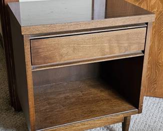 153 MCMDarkWalnutFinishNightstand