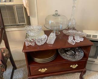 Good night side table or regular side table with lovely items on it