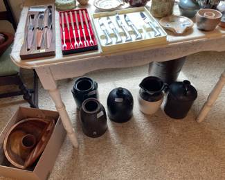 Pottery jugs