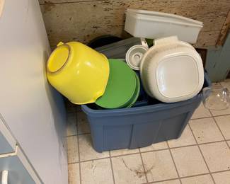 Loads of plastic ware