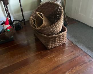 Large Split Oak baskets handmade locally