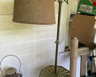 Very unusual metal floor lamp