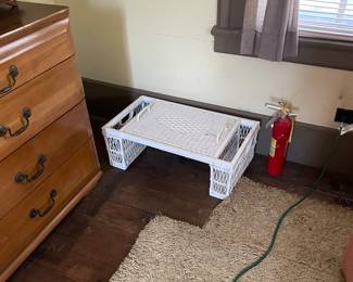 Nice wicker bed tray