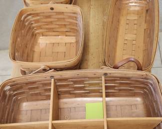 Longaberger baskets - various sizes