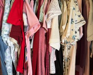 Women’s clothing, many still have tags